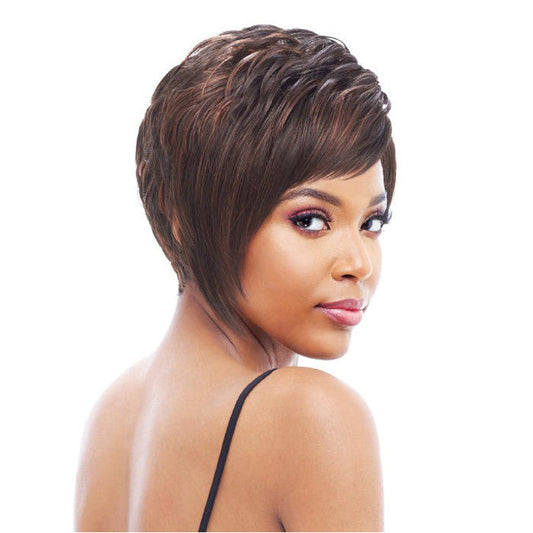 Vanessa Human Hair Blend Sweet RC-Side Lace Part Lace Front Wig SRCHB HOBIN