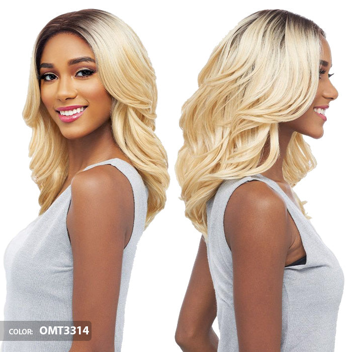 Vanessa Top Deep Middle Lace Part Swissilk Lace Front Wig - TOPS DM JAYA