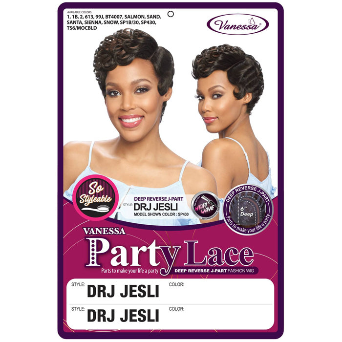 Vanessa Party Lace Deep J-Part Lace Wig - DRJ JESLI
