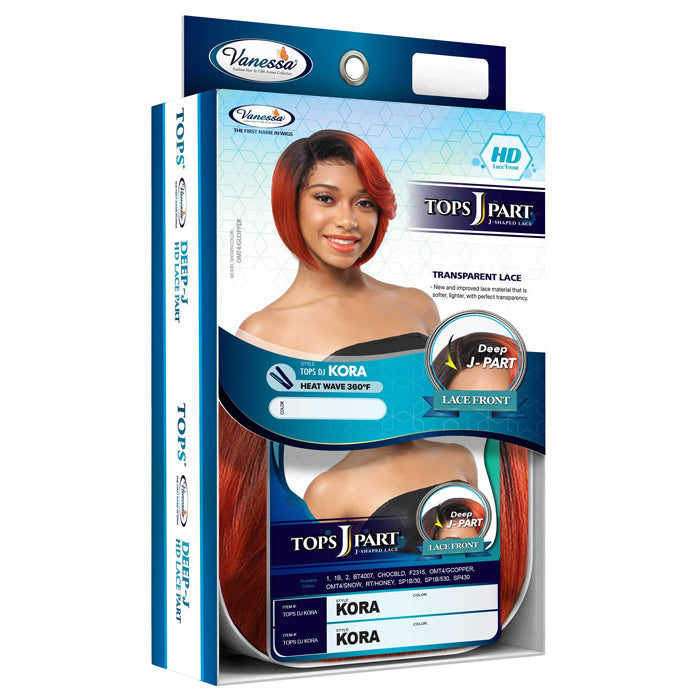 Vanessa Tops J-Part HD Lace Wig - KORA