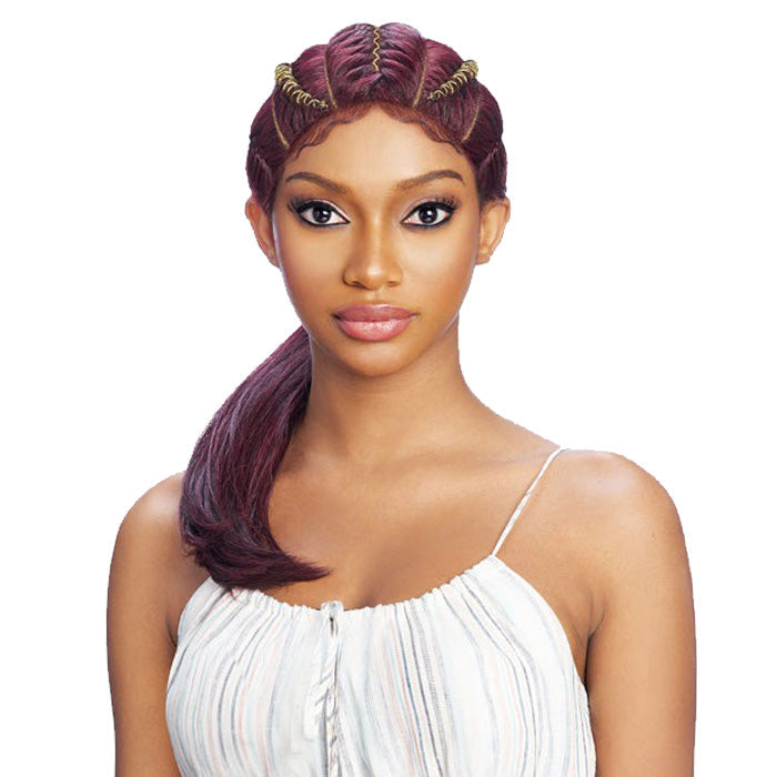 Vanessa Slayd Synthetic Double Horseshoe Lace Part Lace Front Wig - TSB LARA