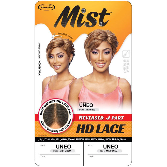 Vanessa Mist HD Reversed J-Part Lace Wig - UNEO