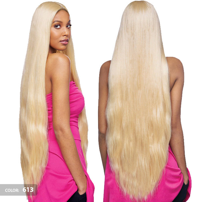 Vanessa Honey Brazilian Human Hair Blend Tops Lace Front Wig - THB MINAJY 45