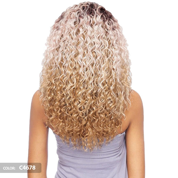 Vanessa Honey-5 Brazilian Human Hair Blend 5" x 5" Swissilk Lace Front Wig T5HB MORGA