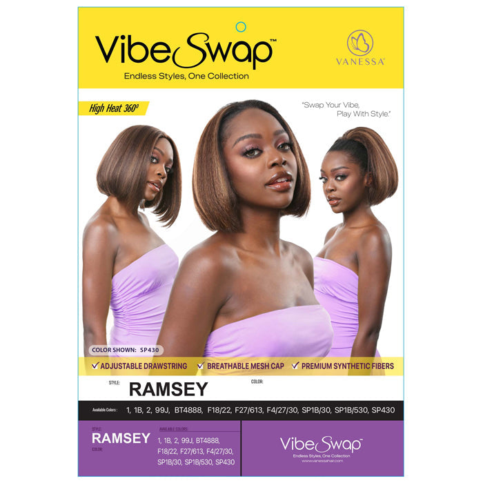 Vanessa Vibe Swap Half Wig - RAMSEY