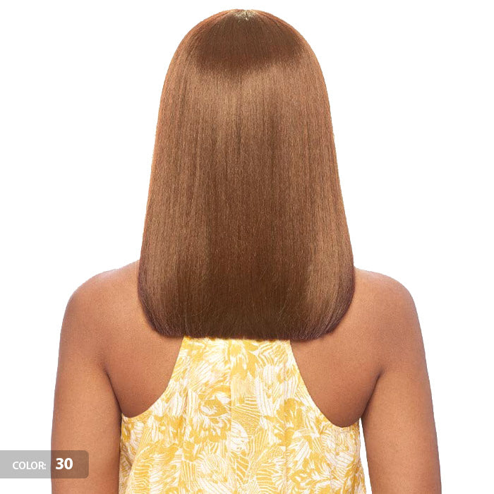 Vanessa Party Lace Deep I Part Human Hair Blend Wig DIHB SATIN