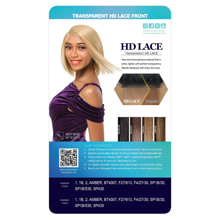 Vanessa Tops J Part HD Lace Front Wig - SELAH