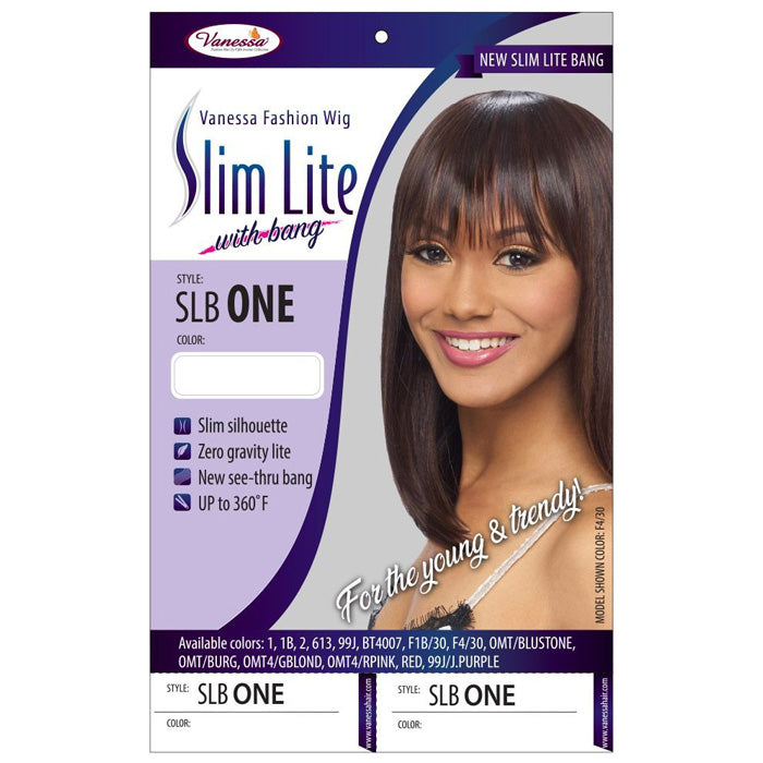 Vanessa Slim Lite with Bang Full Wig - SLB ONE