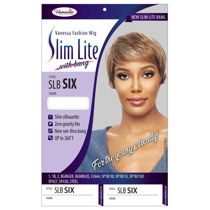 Vanessa Slim Lite with Bang Fashion Full Wig - SLB SIX