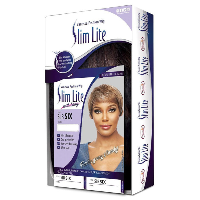 Vanessa Slim Lite with Bang Fashion Full Wig - SLB SIX