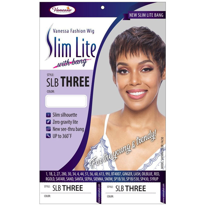 Vanessa Slim Lite with Bang Full Wig - SLB THREE