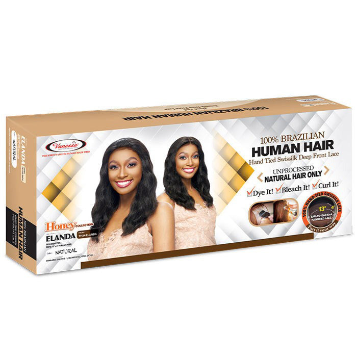 Vanessa 100% Unprocessed Human Hair 13X4 Swissilk Lace Wig - TH34 ELANDA