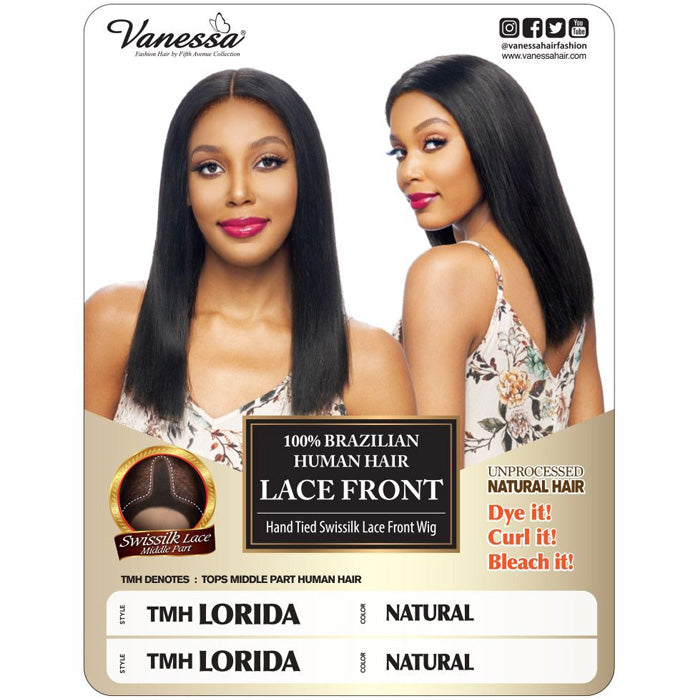 Vanessa 100% Brazilian Human Hair Swissilk Lace Front Wig - TMH LORIDA