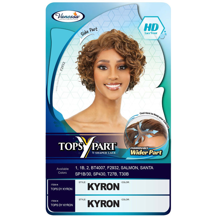 Vanessa Tops Y Part HD Lace Front Wig - KYRON