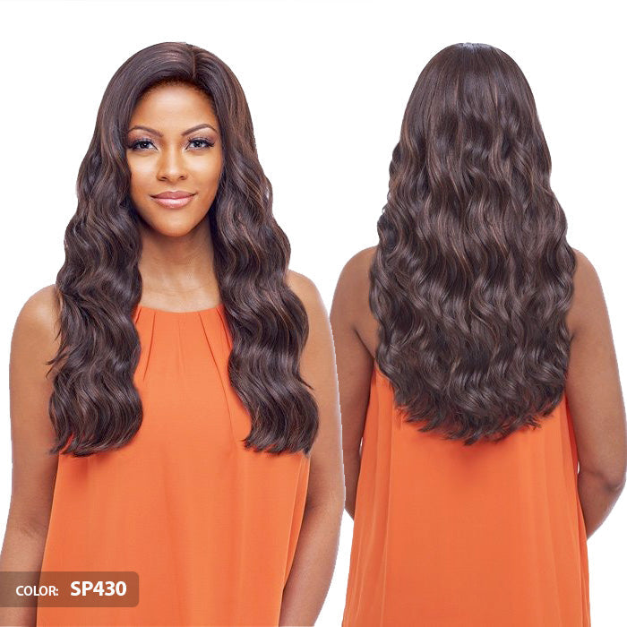 Vanessa Brazilian Human Hair Blend Frontal Lace Wig - T35HB TRUDIE