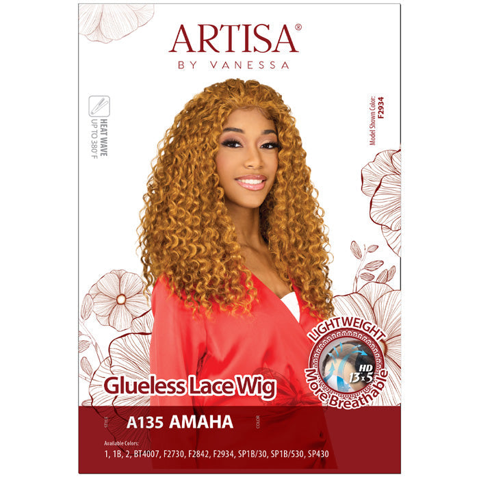 Vanessa Artisa Glueless 13x5 HD Lace Front Wig - A135 AMAHA