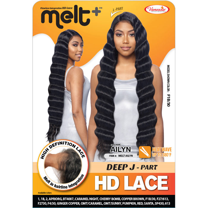 Vanessa Melt Deep J-Part HD Lace Front Wig - AILYN