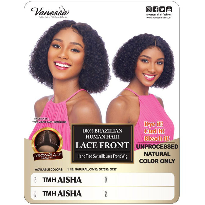 Vanessa Brazilian Human Hair Swiss Lace Front Wig - TMH AISHA