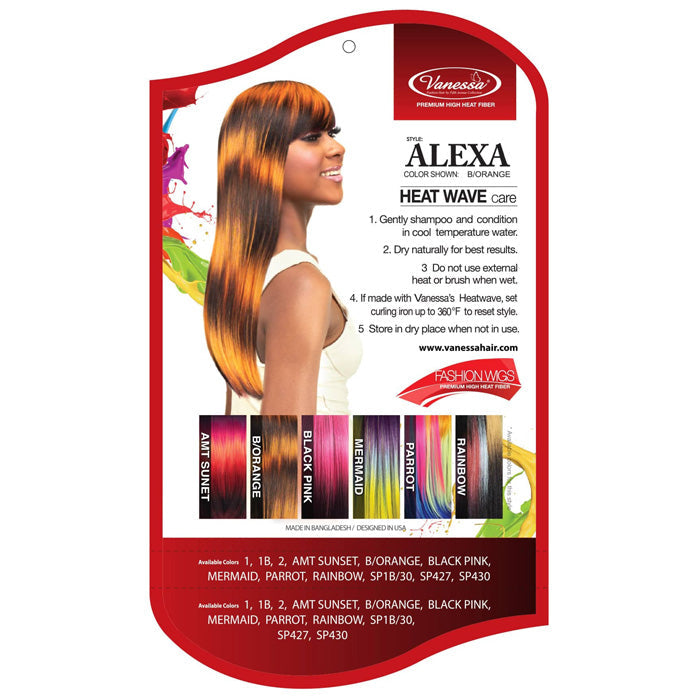 Vanessa Fashion Full Wig - ALEXA