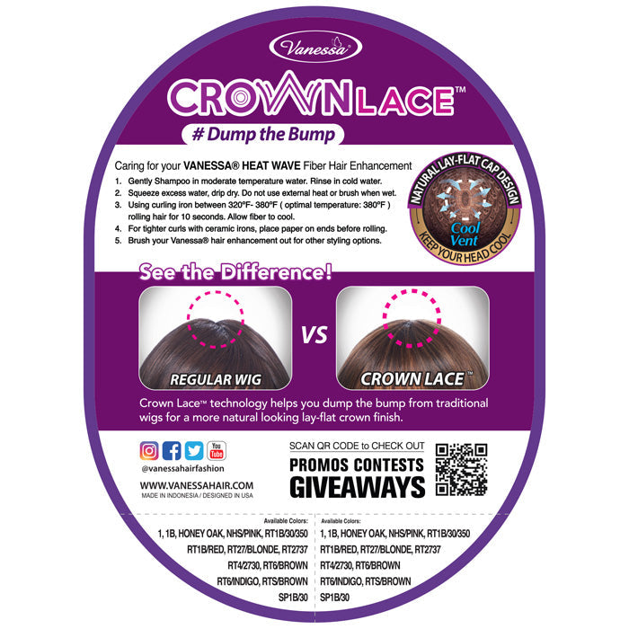 Vanessa Crown Lace Wig - BALET