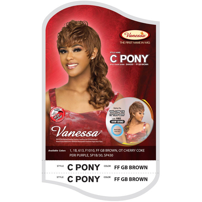 Vanessa Fashion Full Wig - C PONY