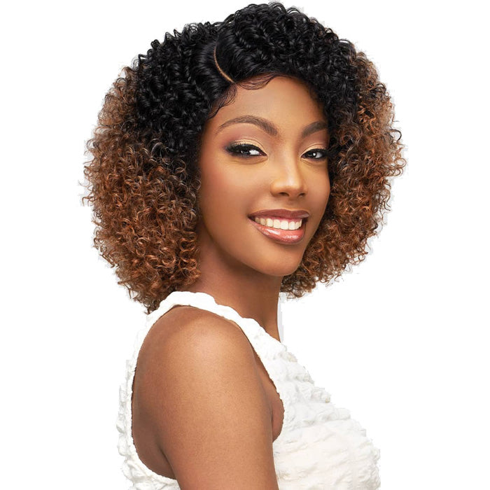 Vanessa Party Lace Synthetic Deep J-Curved HD Lace Part Wig - DJ SOMI