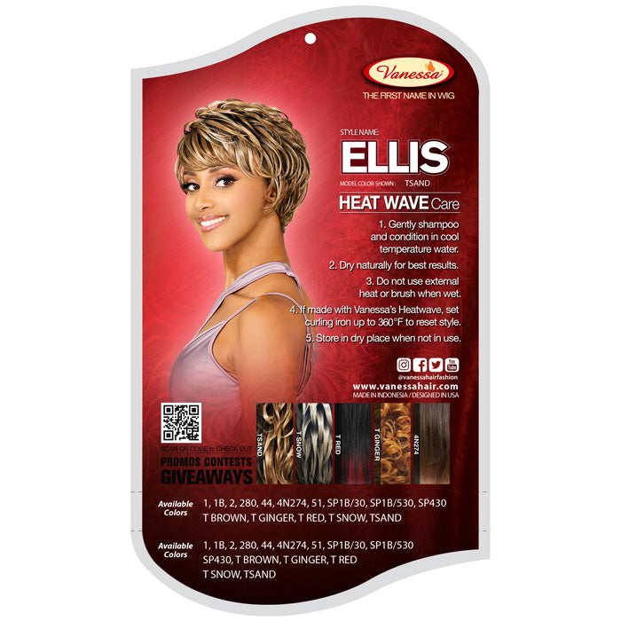 Vanessa Fashion Wigs Full Wig - ELLIS