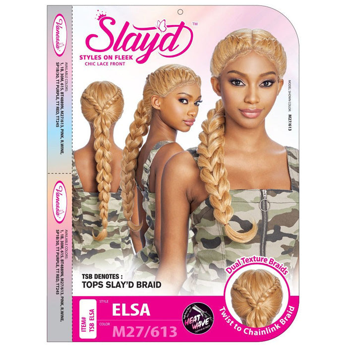 Vanessa Slayd Dual Texture Braid Lace Front Wig - ELSA