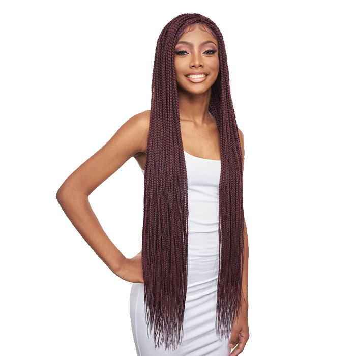 Vanessa Designer Lace Braided Lace Front Wig - TBOXY FREE 40