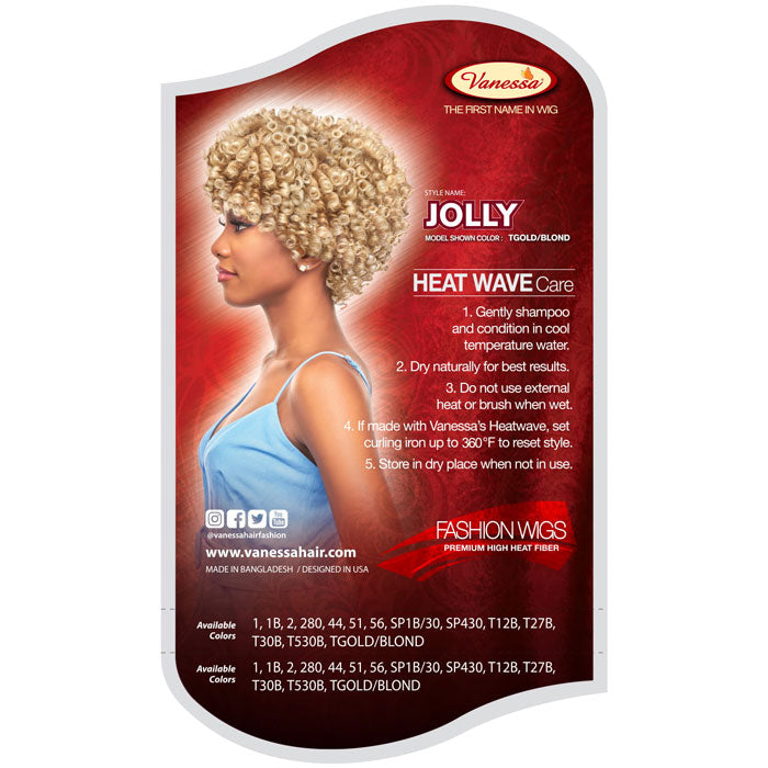 Vanessa Fashion Full Wig - JOLLY