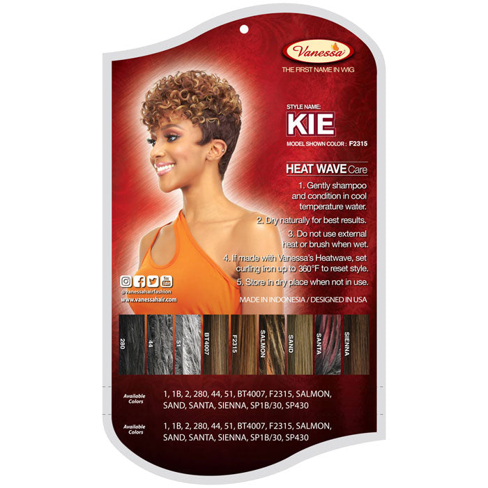 Vanessa Fashion Wigs Synthetic Full Wig - KIE