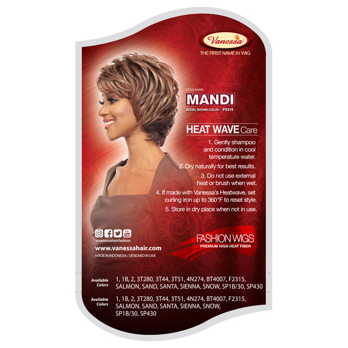 Vanessa Fashion Full Wig - MANDI
