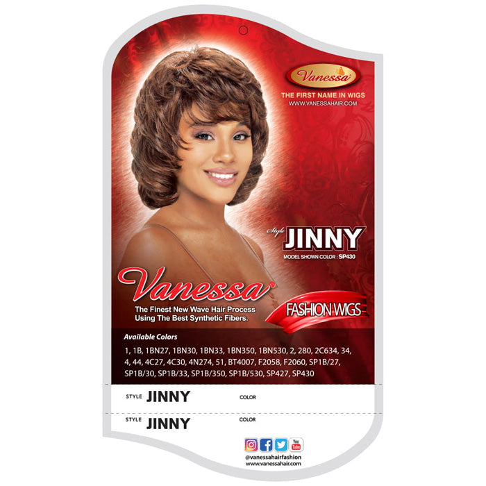 Vanessa Fashion Full Wig - JINNY