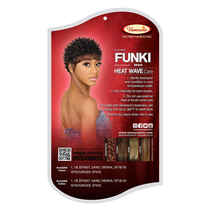 Vanessa Fashion Wigs Full Wig - FUNKI