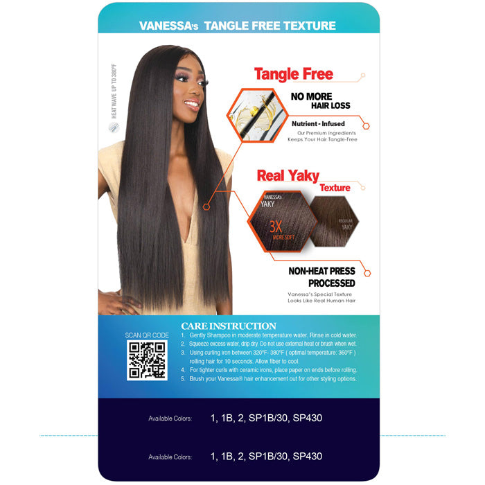 Vanessa Top Deep Middle Part HD Lace Front Wig - GENU