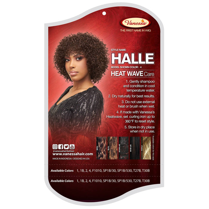 Vanessa Fashion Full Wig - HALLE