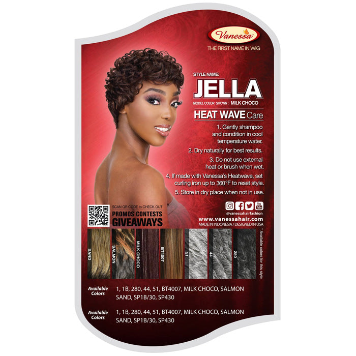 Vanessa Romance Grey Full Wig - JELLA