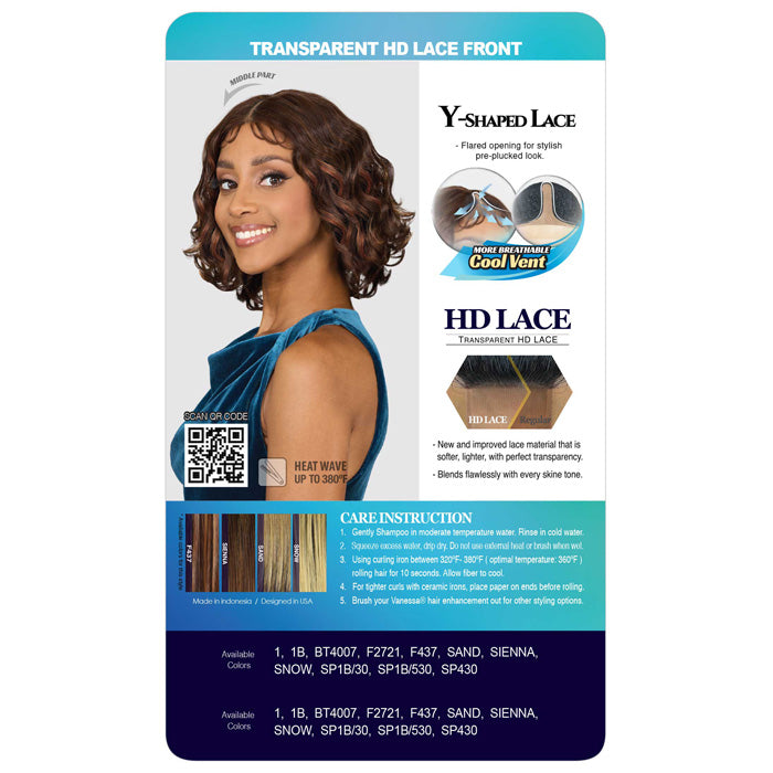 Vanessa Tops Y Part HD Lace Front Wig - LANECIA