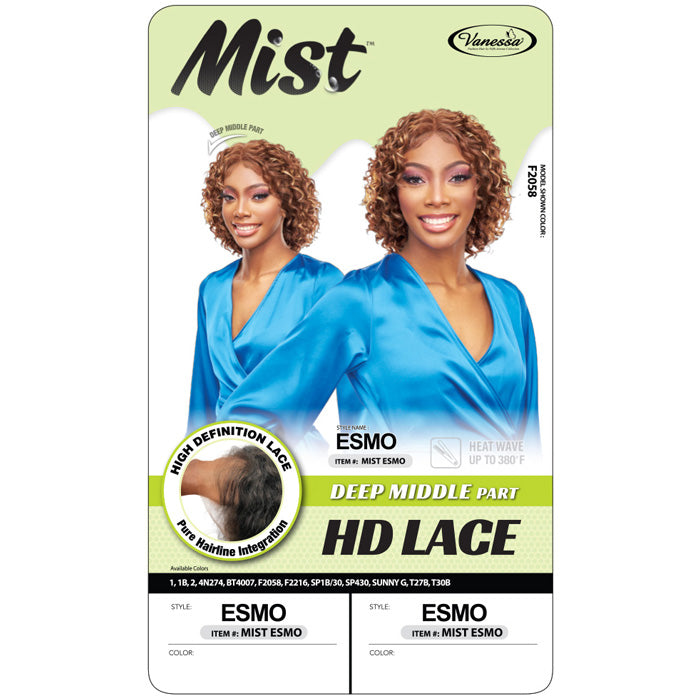 Vanessa Mist HD Deep Middle Lace Part Wig - ESMO