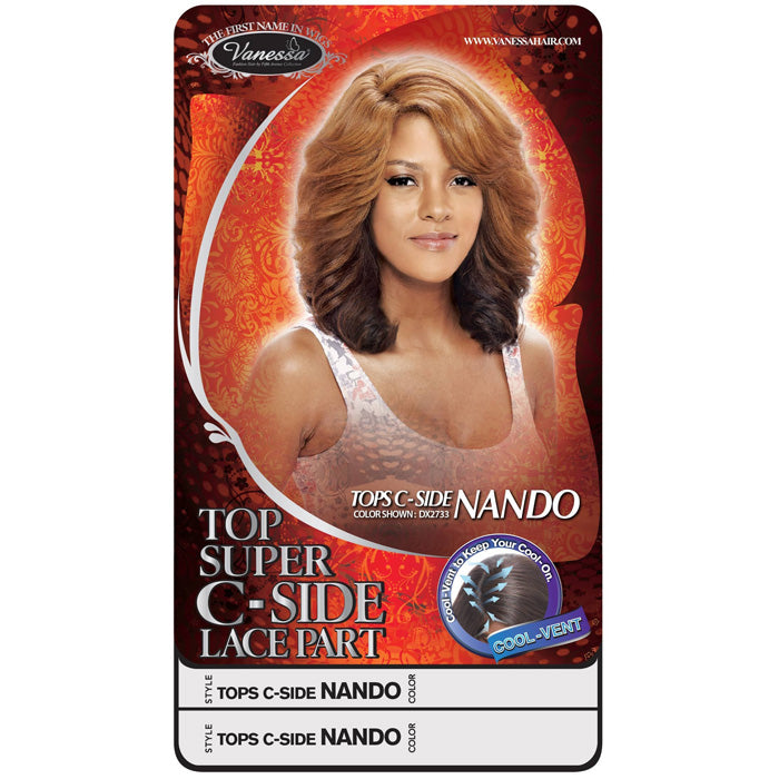 Vanessa Top Super C-Side Lace Part Wig - NANDO