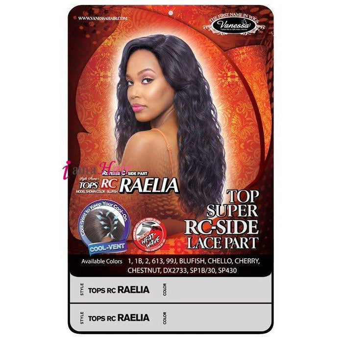 Vanessa Top Super RC-Side Lace Part Swissilk Wig - TOPS RC RAELIA