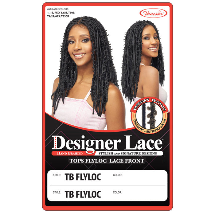 Vanessa Designer Lace Hand-Braided Lace Front Wig - TB FLYLOC