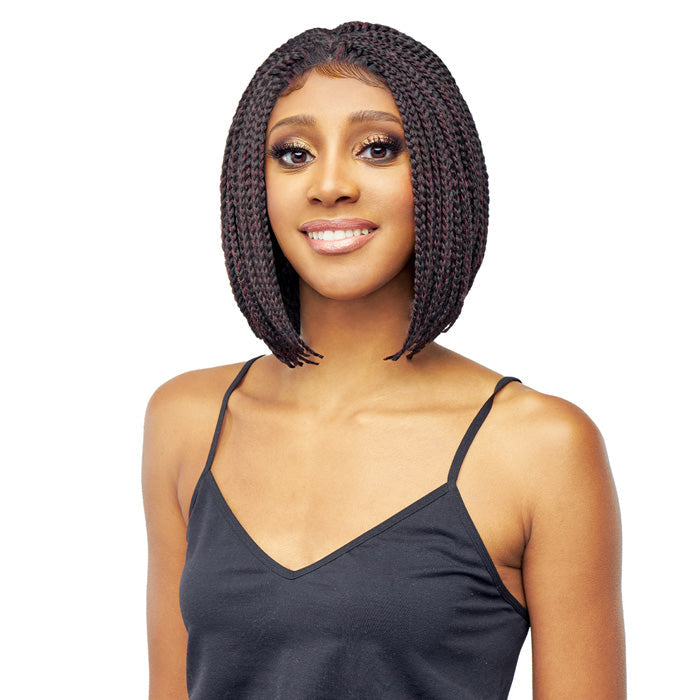Vanessa Designer Lace Braided Swissilk Lace Front Wig - TB BOXY 14