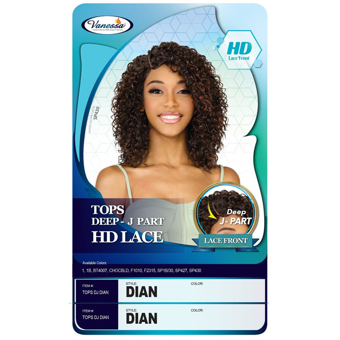 Vanessa Tops Lace HD Lace Front Wig - DIAN - Deep J-Part