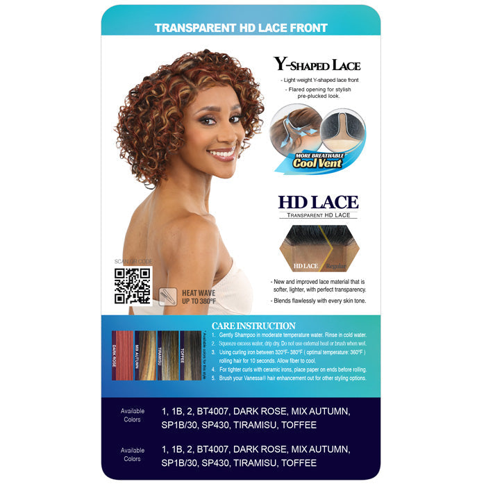 Vanessa Tops Lace HD Lace Front Wig - MALAN - Y-Shaped Lace