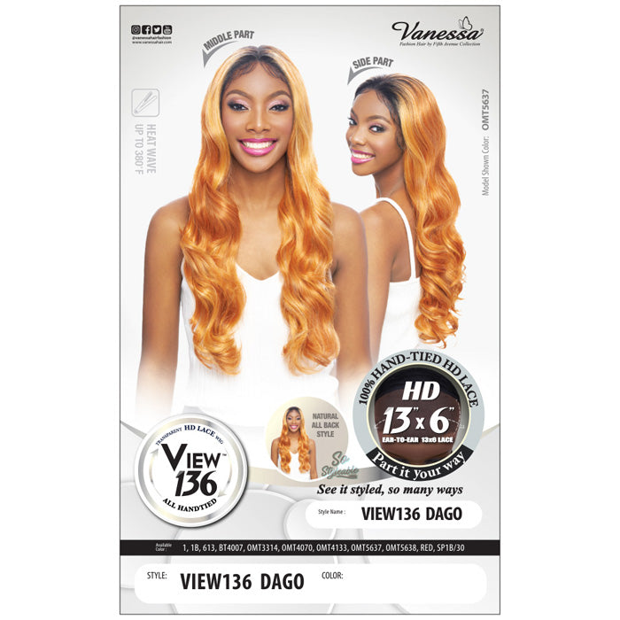 Vanessa View 136 HD 13x6 Lace Front Wig - VIEW136 DAGO