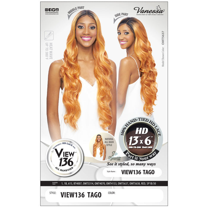 Vanessa View 136 HD 13x6 Lace Front Wig - VIEW136 TAGO