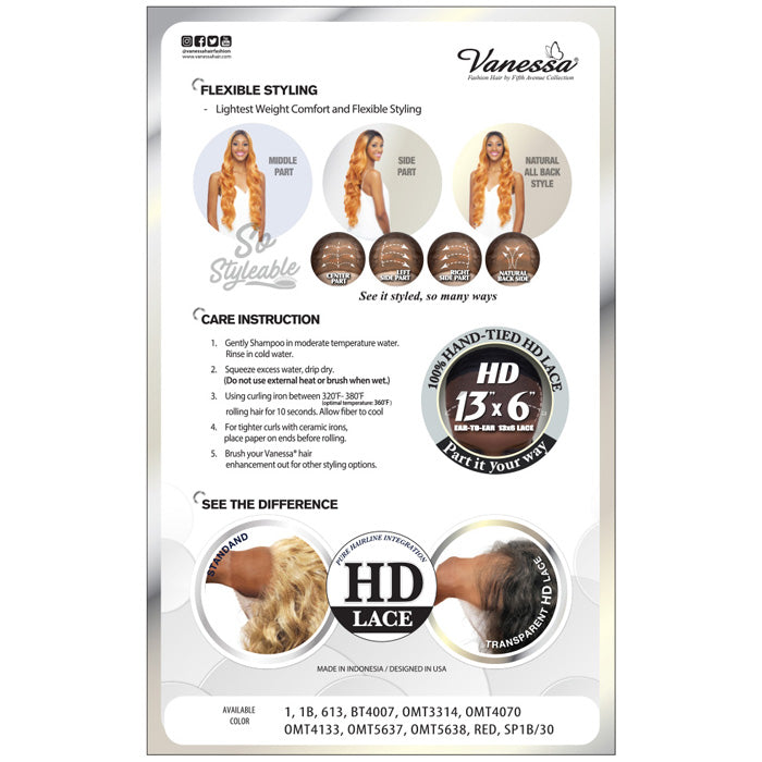 Vanessa View 136 HD 13x6 Lace Front Wig - VIEW136 TAGO