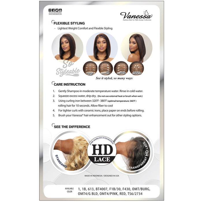 Vanessa View 44 HD 4x4 Lace Front Wig - VIEW44 APRIL