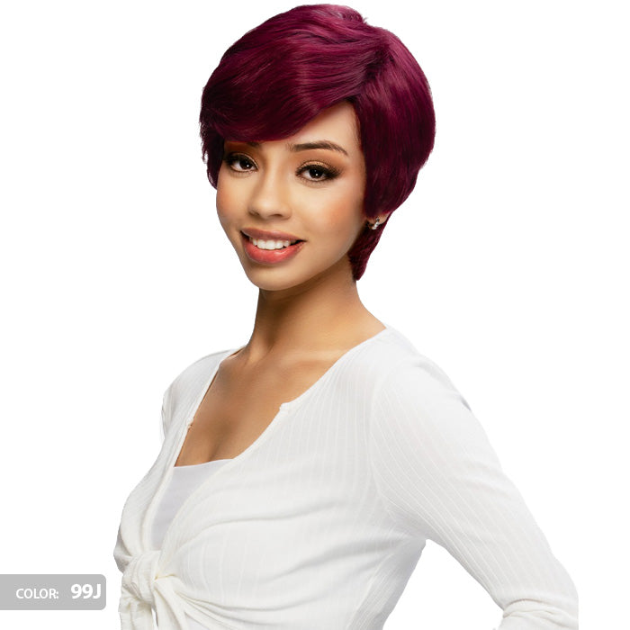 Vivica Fox Pure Comfort Cap 100% Human Hair Full Wig - PEARL